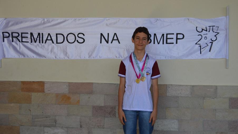  Gabriel Hudson de Medeiros, medalha de ouro na OBMEP