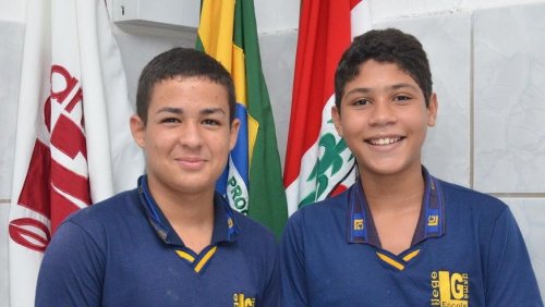 Edeilson e Warllisson, medalhistas de bronze da OBMEP em 2017